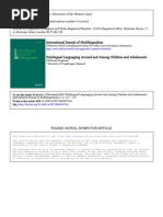 International Journal of Multilingualism