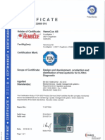 ISO 13485 Certificate