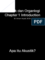 Akustik Dan Organologi - Chapter 1 Introduction