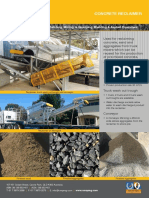 Concrete Reclaimer: Manufacturer of Concrete Batching, Mining, & Quarrying, Blending & Asphalt Equipment