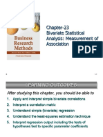Chapter-23 Bivariate Statistical Analysis: Measurement of Association
