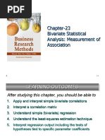 Chapter-23 Bivariate Statistical Analysis: Measurement of Association