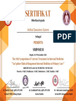 Ecertificate - Symposium CUTE PAPDI Cabang Depok 18 19 Desember 2021 - Ardhial Dewantoro Sutomo - Peserta