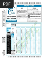 Answer Sheet Shading Practice