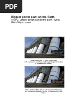 Biggest Power Plant On The Earth