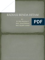 Radiasi Benda Hitam