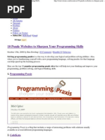 Download 10 Puzzle Websites to Sharpen Programming Skills by Yong Chee Keong SN54955018 doc pdf