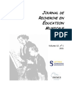 Journal de Recherche en Éducation Musicale 2021 - 1