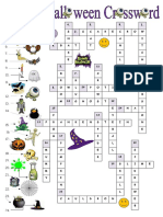 Halloween Crossword For Beginnerskey Crosswords 91954