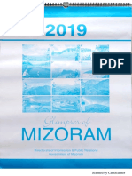 Mizoram Calendar 2019