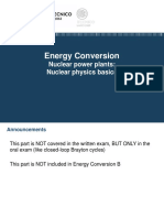 Energy Conversion: Nuclear Power Plants: Nuclear Physics Basics