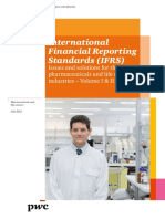 PWC Ifrs Issues and Solutions For The Pharmaceutical Industry July 2012 Vol 1 and 2
