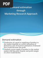 Demand Estimation (