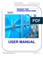 User Manual Panel Tank FRP