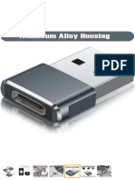 Adaptateur USB C Femelle Vers USB Mâle 3-Pack, Ada