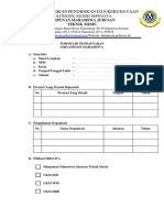 Form Pendaftaran Ormawa