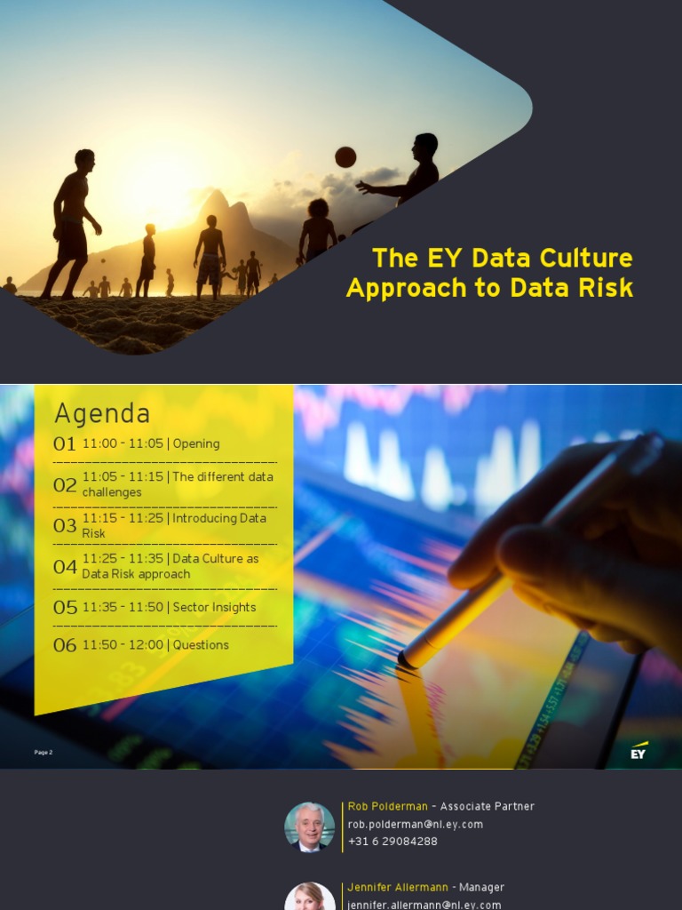 EY Data Culture and Risk Management | PDF | Strategic Management | Risk