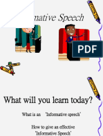 How to Give an Effective Informative Speech