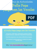 Cuaderno de Actividades de Pollo Pepe by Rukkia (A4)