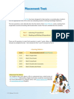 Placement Test: Note To Teachers