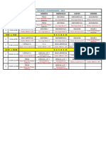 Horario 3° Sociales