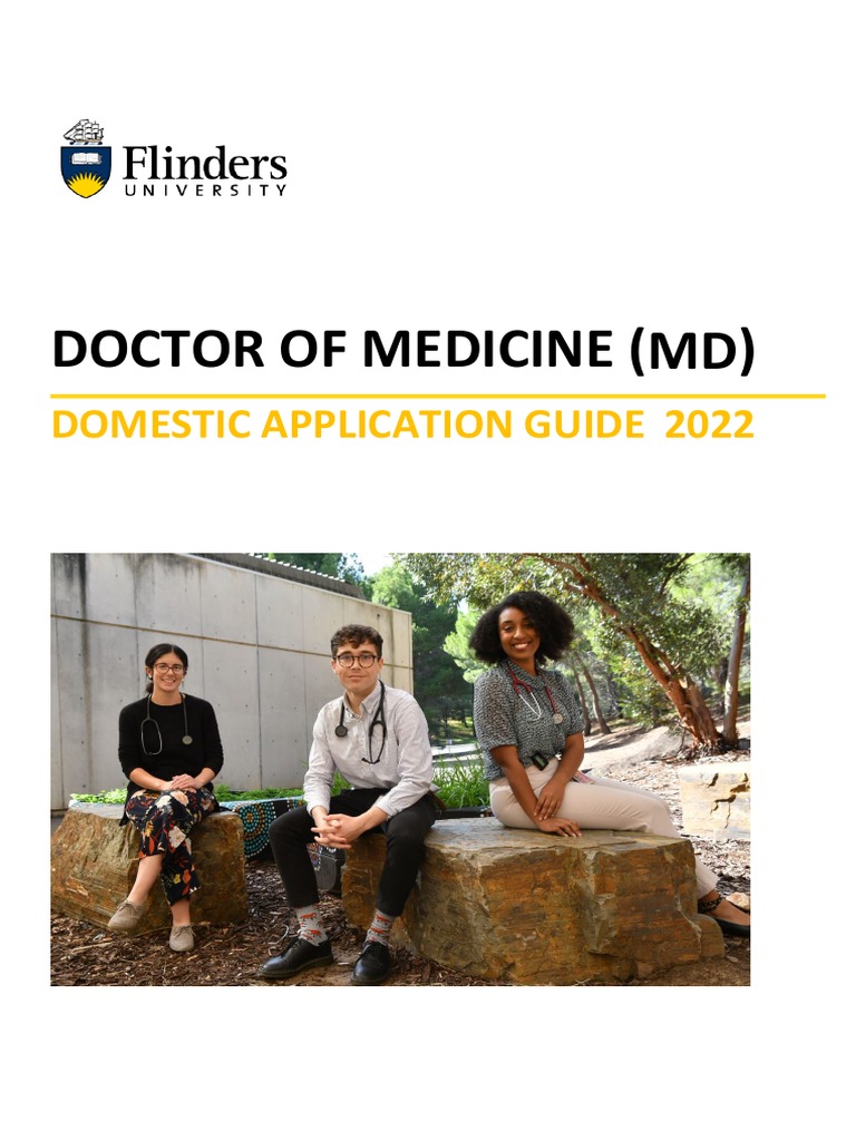 Doctor Of Medicine Md Domestic Application Guide 2022 Pdf