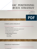 Strategic Positioning and Service Strategy