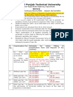 I.K. Gujral Punjab Technical University: Notice