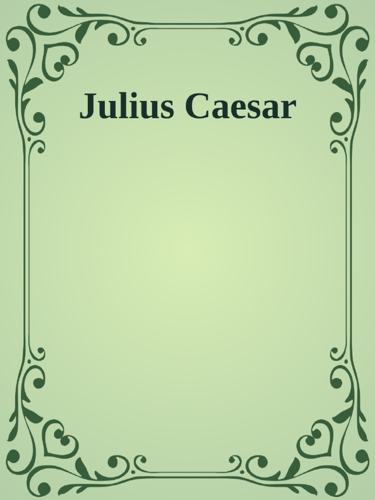 Julius Caesar PDF Pompey Suetonius