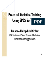 SPSS - Training - Section 1