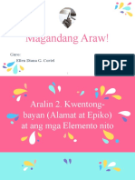 Aralin 2 Elemento NG Kwentong Bayan