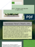 Operațiunea Sever 1951 Al Treilea Val de Deportări