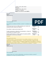 Questão avaliativa sobre acidentes de trânsito