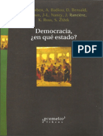 Democracia en Qué Estado