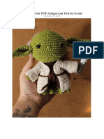 Maestro Yoda PDF Amigurumi Patron Gratis