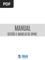 Gestão de OPME: Manual de Boas Práticas | PDF | Histórico médico | Prótese