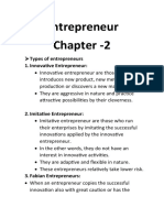 Entrepreneurship Chapter 2 Notes