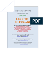 Les Rites de Passage. Étude Systématique Des Rites Par Arnold Van Gennep ( Pdfdrive )