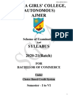 2020-21 B.com Syllabus