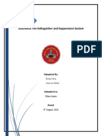 Automatic Fire Extinguisher and Suppression System Report