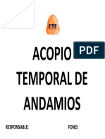 Acopio Temporal de Andamios