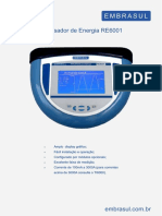 Medição de energia elétrica com o analisador RE6001 da Embrasul