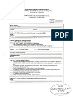 PEZA Application Form