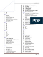 Noun Phrases and Verb Tenses Practice Test Answer Key