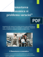 Bunastarea Economica Si Problema Saraciei