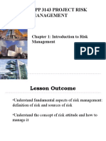 BPP 3143 PROJECT RISK MANAGEMENT CHAPTER