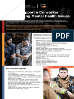 How To Support A Co-Worker Experiencing Mental Health Issues