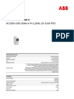 ACS355-03E-05A6-4 PN 2,2kW, I2n 5,6A IP20