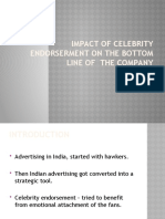 Impact of Celebrity