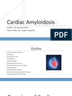 Cardiac Amyloidosis: Name: Salam Majzoub Preceptor: Dr. Lama Faddoul